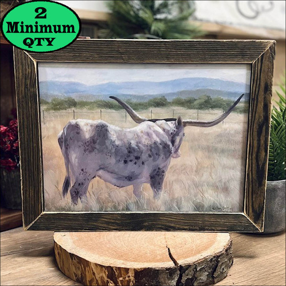 Western Longhorn 12x16