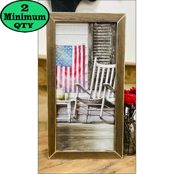 American Flag Porch 12x24