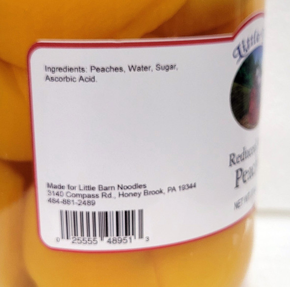 Reduced Sugar Peaches