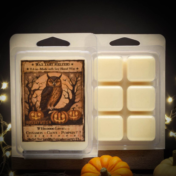 Cinnamon Clove Pumpkin Owl Mini Pack Of 6 Tarts- 2.4oz