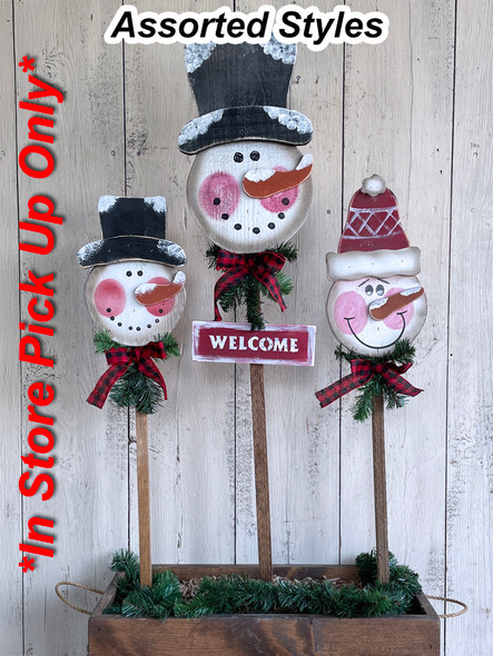 Stake Snowman (BSC10362) Stake Snowman (BSC10362)