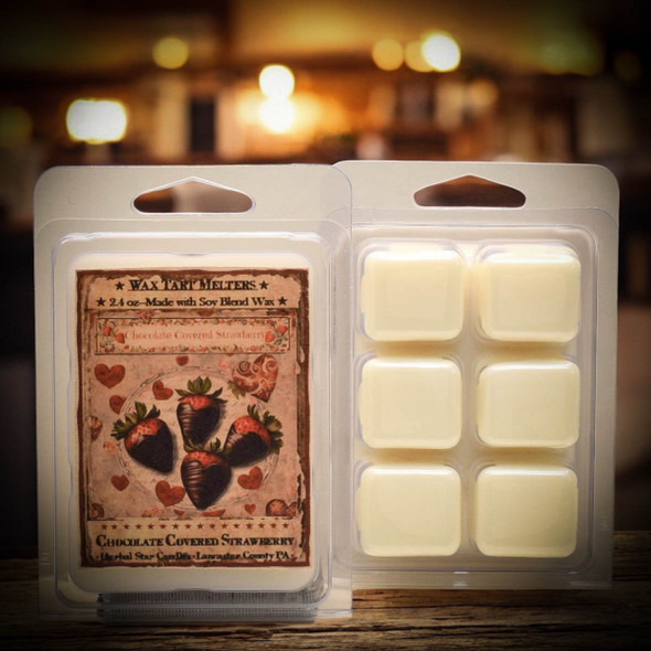 Chocolate Covered Strawberry Mini Pack of 6 Tarts-2.4 oz