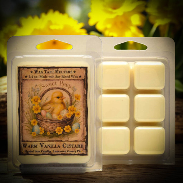 Vanilla Custard Peep Mini Pack of 6 Tarts-2.4 oz