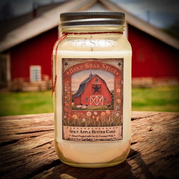 Barn Star Spice Jar Candle- 24oz