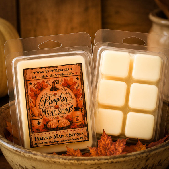 Pumpkin Maple Scones Mini Pack Of 6 Tarts- 2.4oz