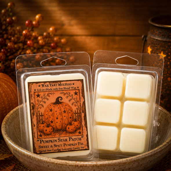 Pumpkin Star Patch Mini Pack Of 6 Tarts- 2.4oz