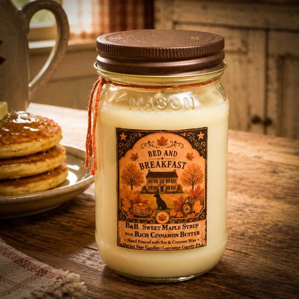 Bed & Breakfast Jar Candle- 16oz