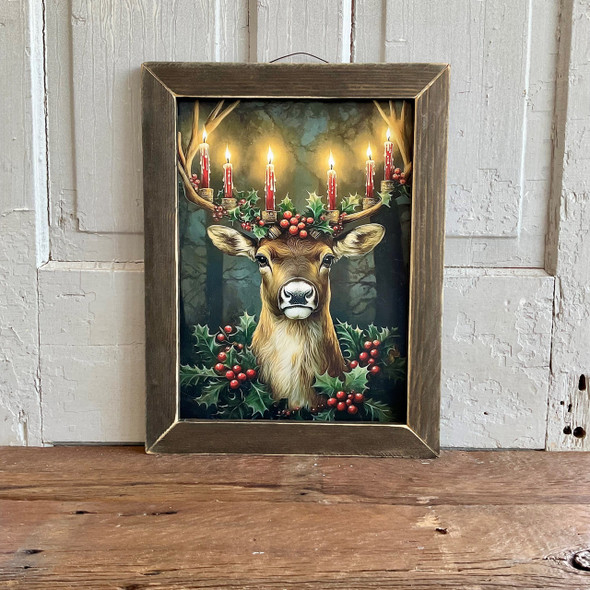 Glowing Reindeer 12X16