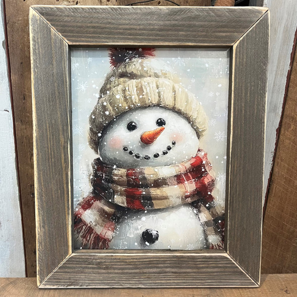 Happy Snowman 8X10