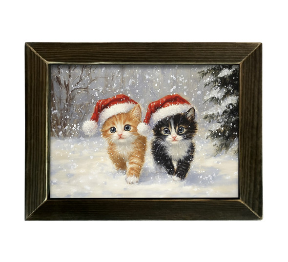 Holiday Kittens 12X16