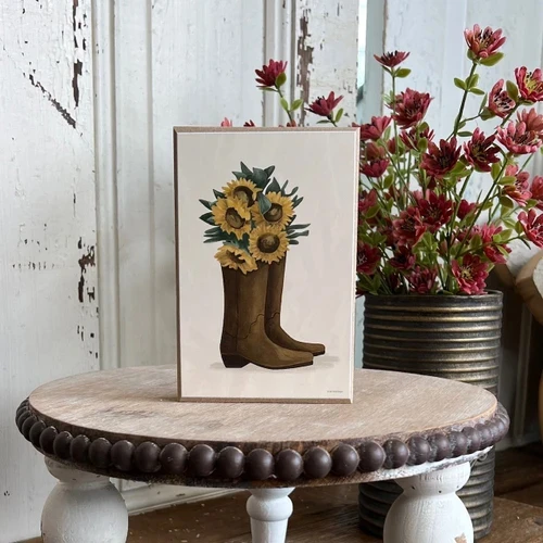 Sunflower Boots Block