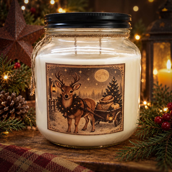 Prancer's Pumpkin Bread Jar Candle- 64oz