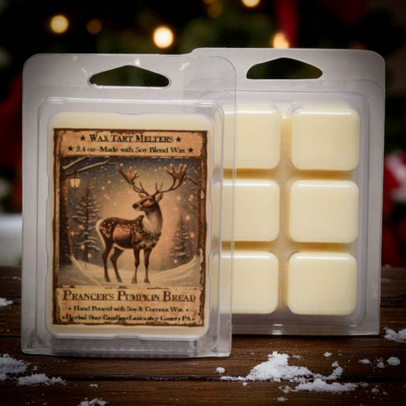 Prancer's Pumpkin Bread Mini Pack of 6 Tarts- 2.4oz