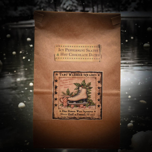 Icy Peppermint Skates and Hot Chocolate Dates Bag of 12 Tarts-10 oz
