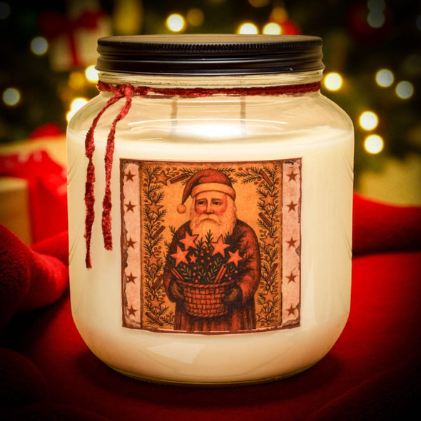 Old Santa Cinnamon Jar Candle- 64oz