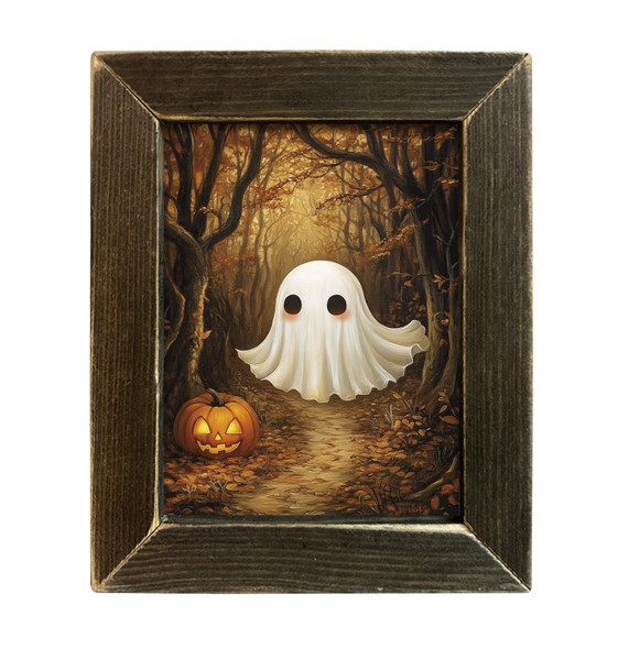 Happy Ghost 8x10