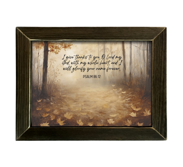 Psalm 86:12 12x16