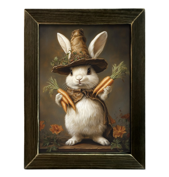 Rustic Bunny 12x16