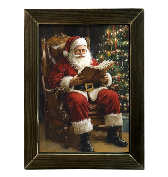 Santa's Story Time 12x16