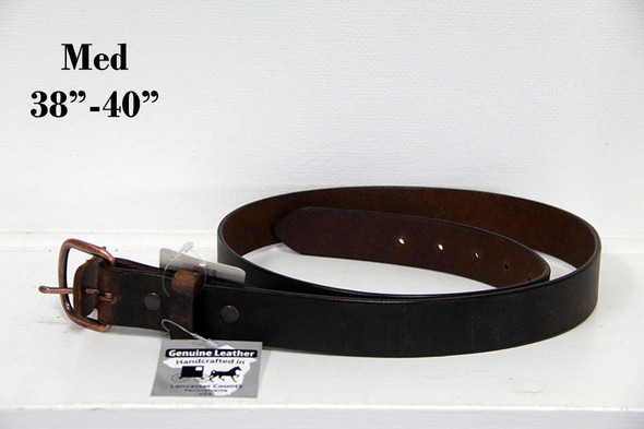 1 1/4 Econ Belt Antique-Med