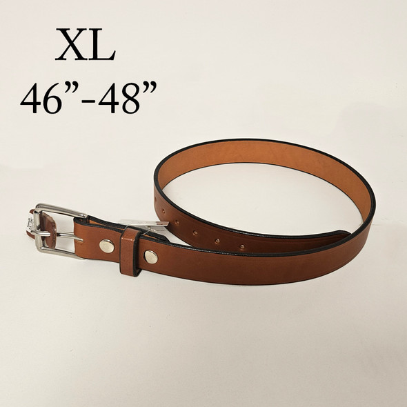 1 1/2 Plain Work Belt XL- Chestnut