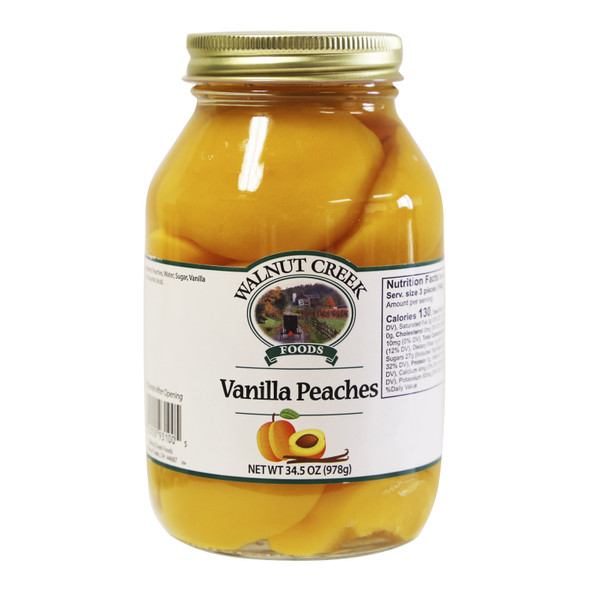Peaches - Vanilla Quart