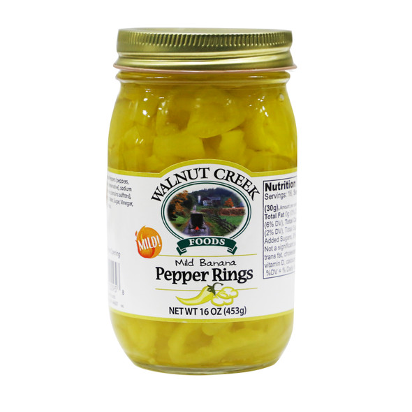 Banana Peppers-Mild Rings Pint