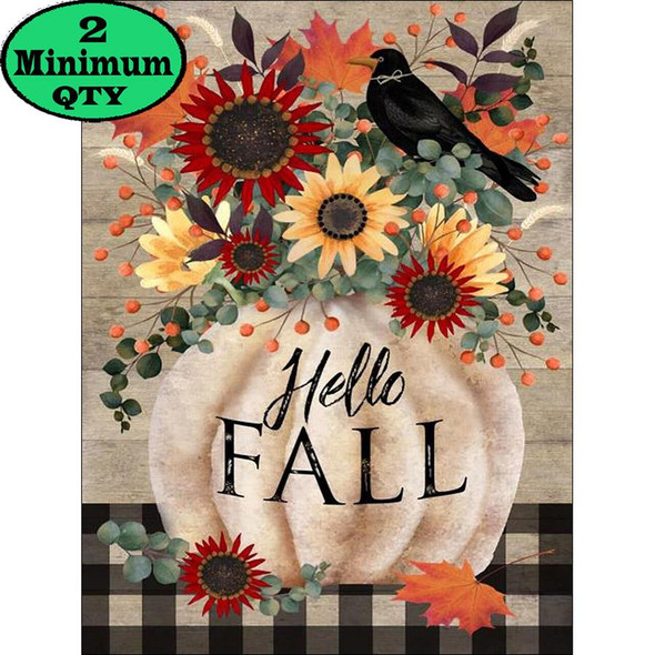 FALL PUMPKIN BOUQUET 12X16