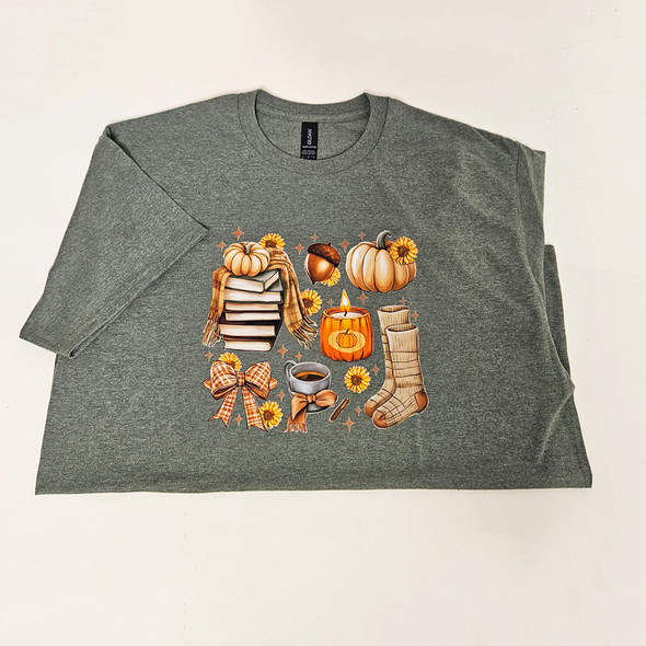 Fall Vibes Books Small T-Shirt