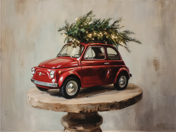 British Holiday Car 12x16