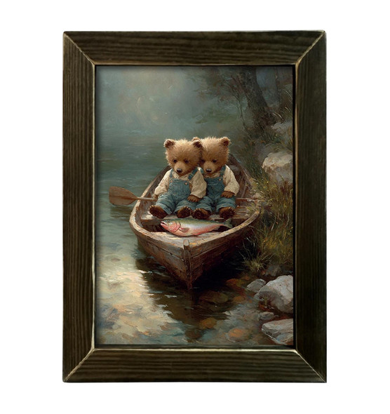Creek Baby Bears 12x16