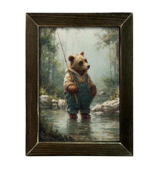 Creek Dad Bear 12x16