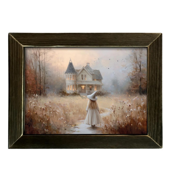 Fall Little Witch 12x16