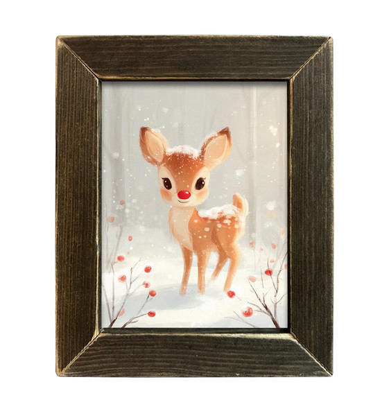 Little Red Reindeer 8x10