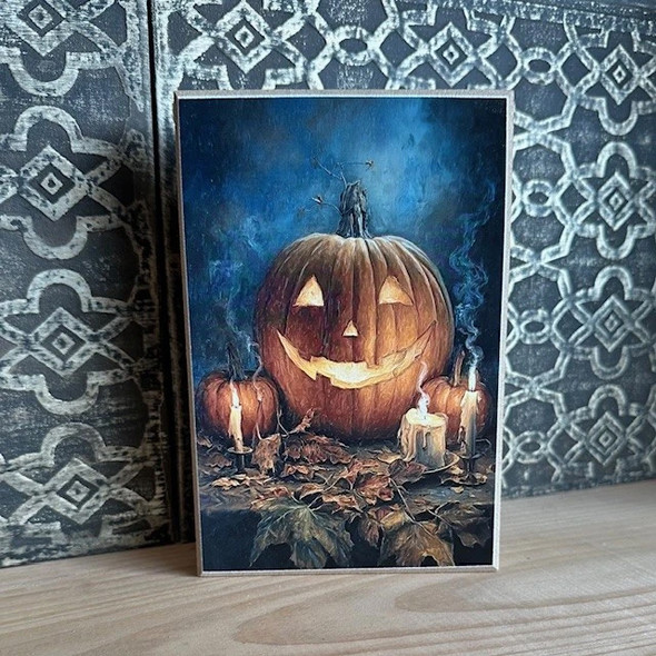 Autumns Grin 4X6 Block