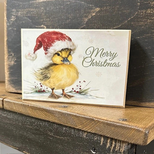 Merry Christmas Duck Block