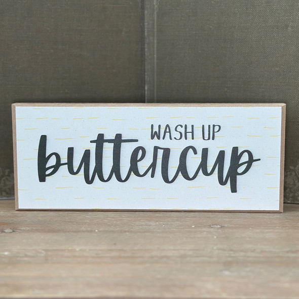 Wash Up Buttercup Block