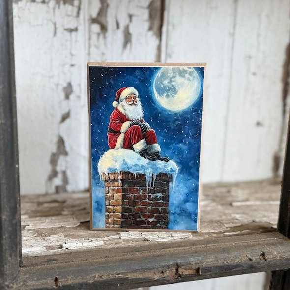 Chimney Santa Block