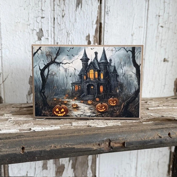 Spooky Haunted House Block