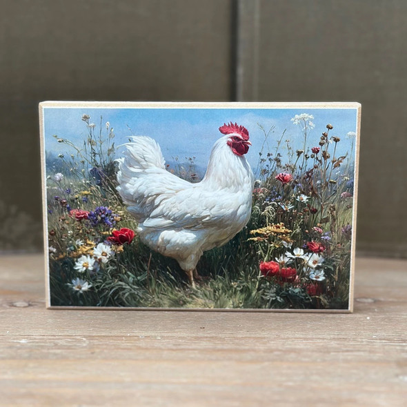 Wildflower Chicken Block