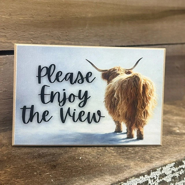 Please Enjoy the View Block