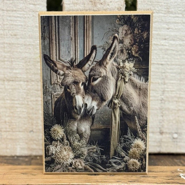 Heirloom Donkey Love Block