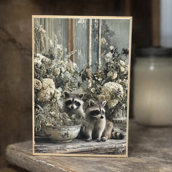 Heirloom Raccoon Block