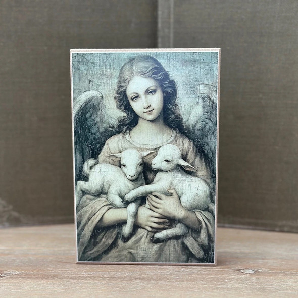 Angel And Lamb Block