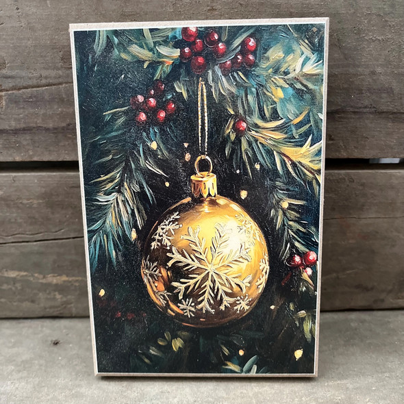 Gold Ornament Block