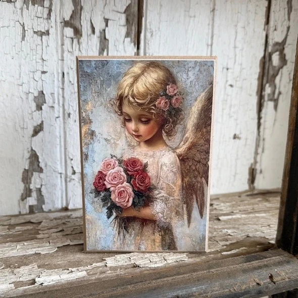 Rosey Angel Block