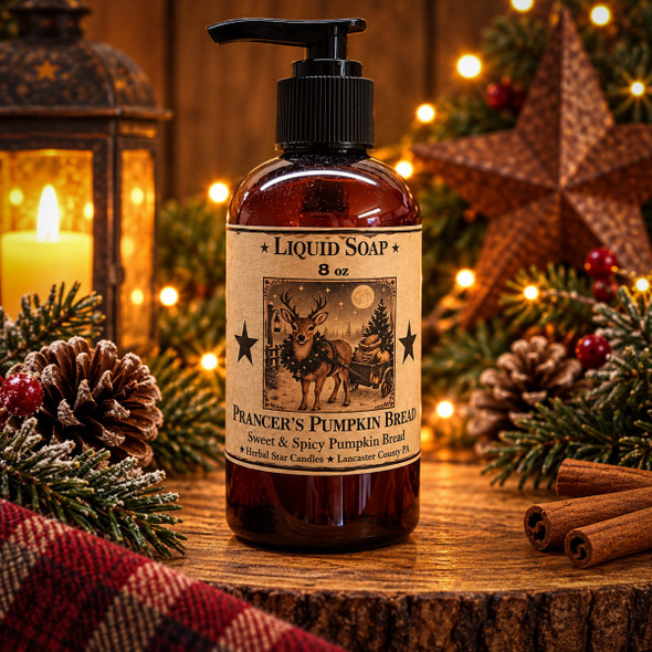 Prancer's Pumpkin Bread 8oz Liquid Soap
