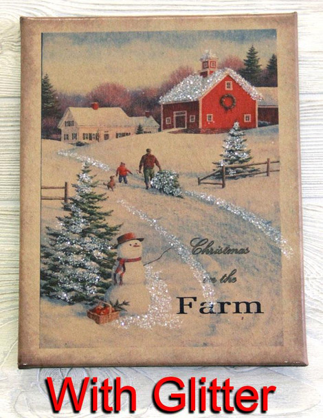 8X10 CHRISTMAS ON THE FARM