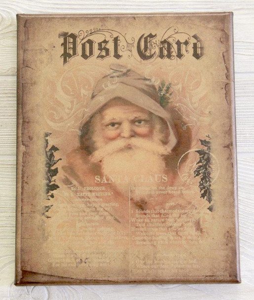 8X10 SANTA POSTCARD