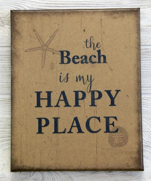 8X10 BEACH HAPPY PLACE